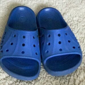 CROCS Blue Classic Slides